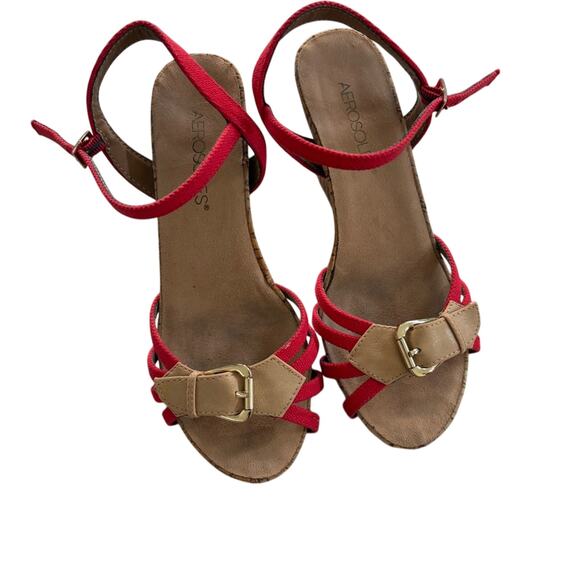 Aerosoles Women’s Plush Around Wedge Sandals - Picture 1 of 4